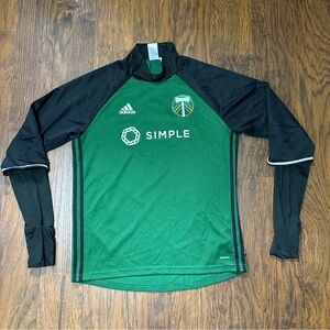 Adidas Portland Timbers training warm up shirt men’s medium